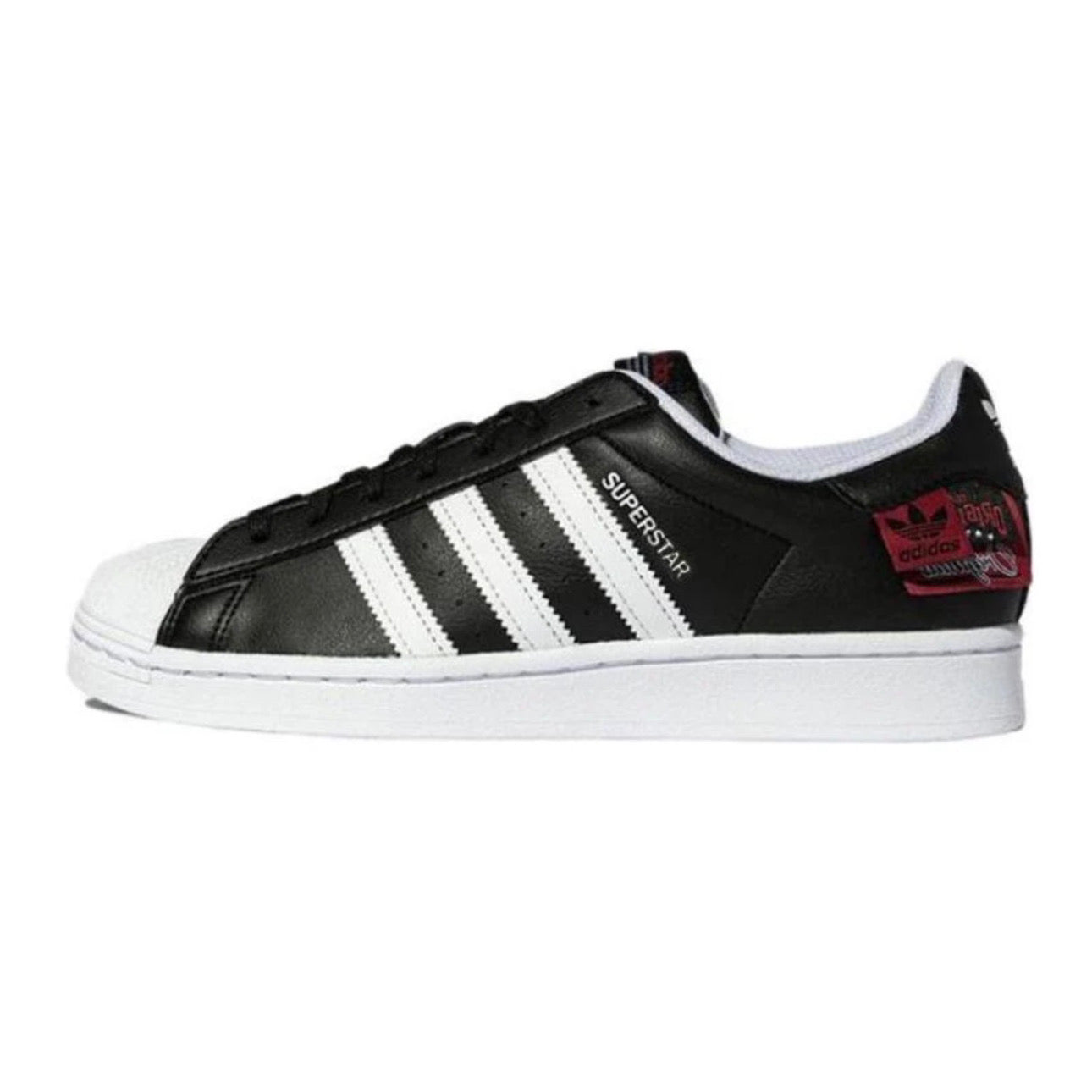 adidas originals Superstar 'Black White Red'