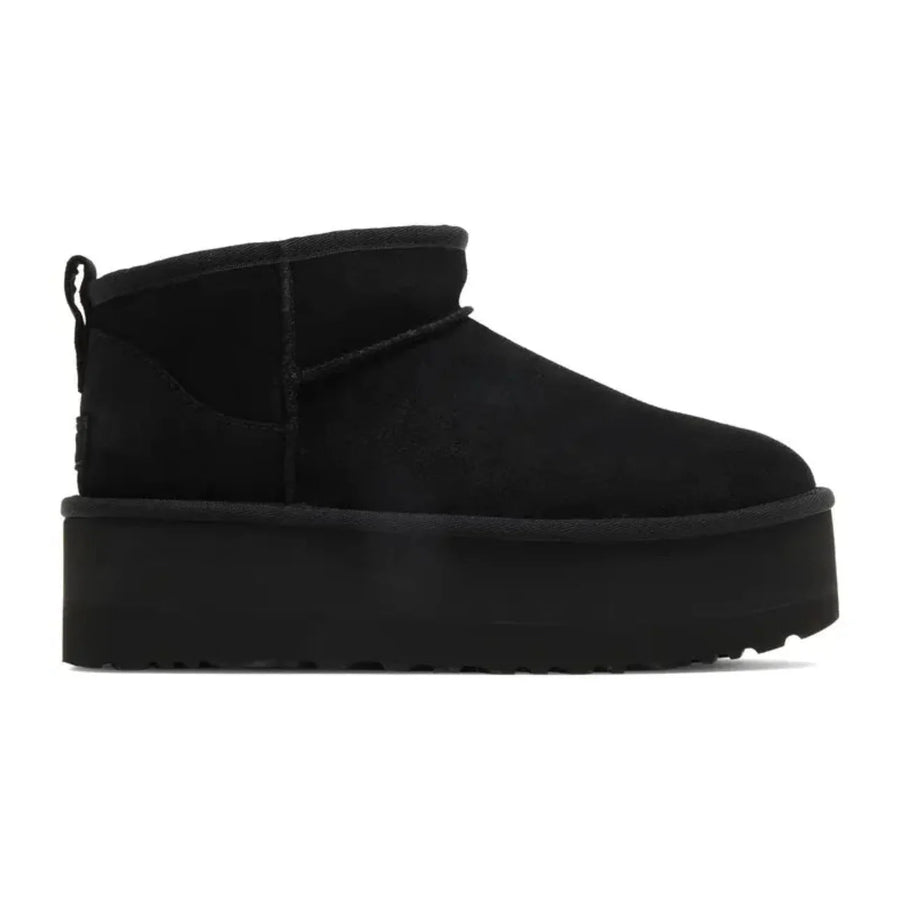 UGG Classic Ultra Mini Platform Black- Chestnut