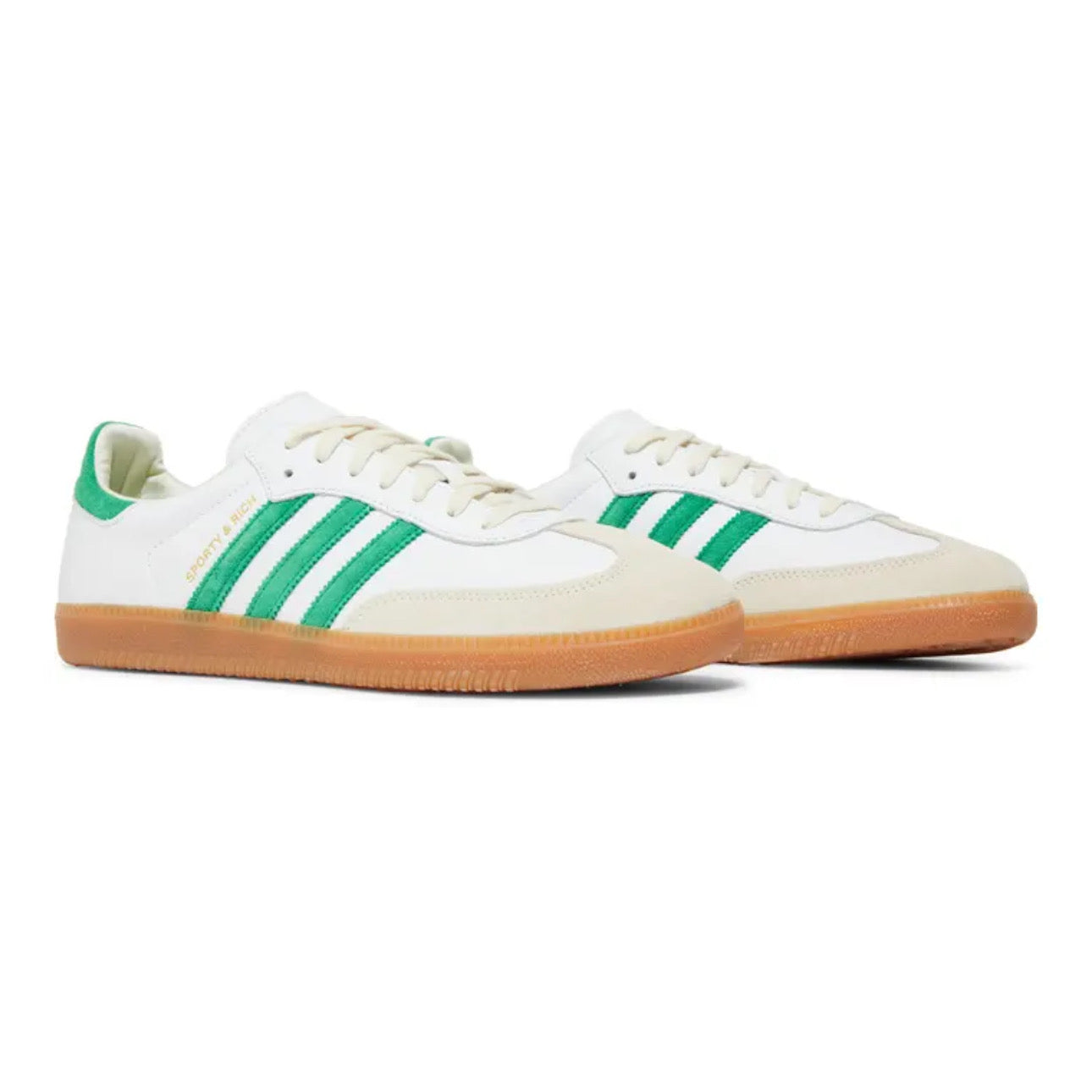 Sporty & Rich x adidas Samba OG 'White Green'