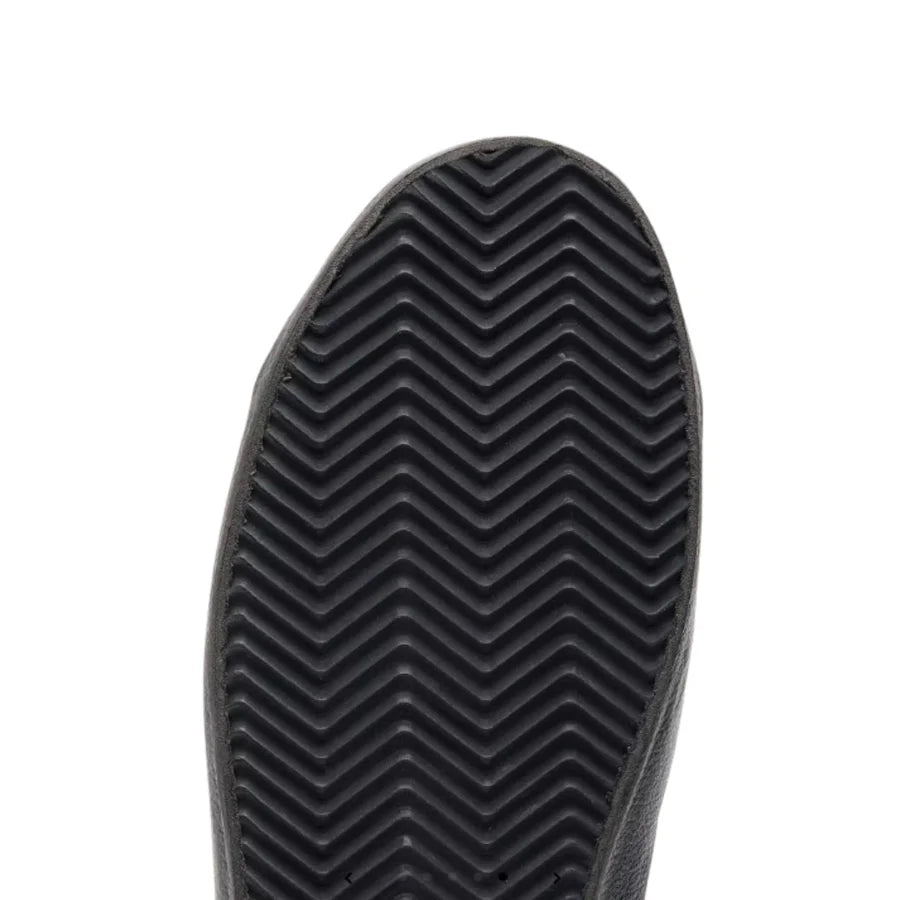 Golden Goose Super-Star in black nappa with black suede star and heel tab