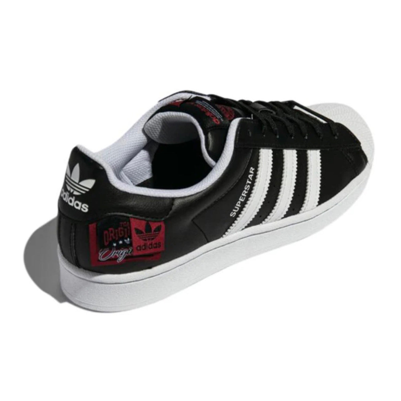 adidas originals Superstar 'Black White Red'