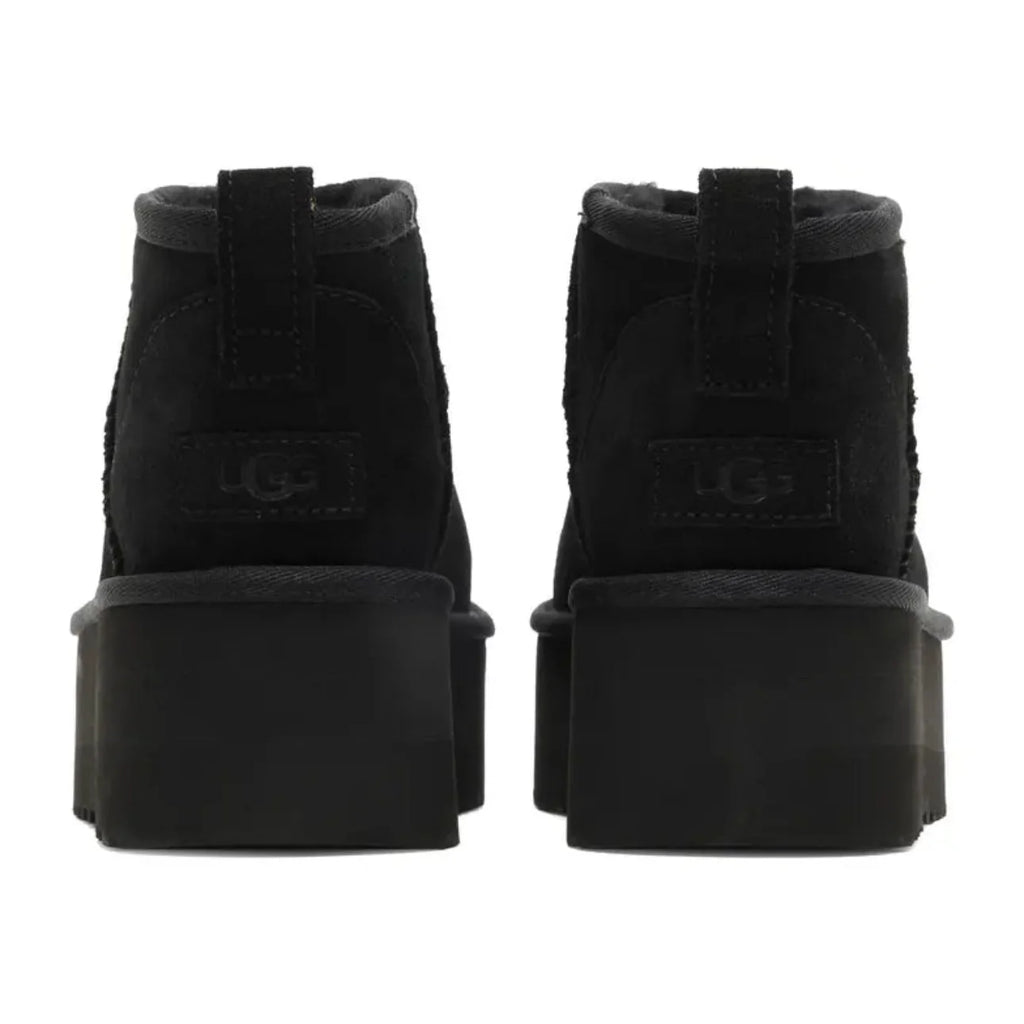 UGG Classic Ultra Mini Platform Black- Chestnut