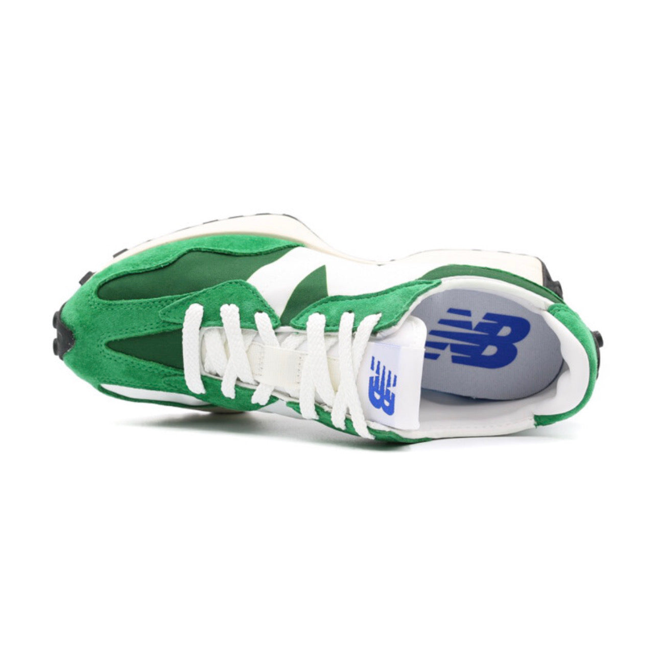 new balance 327 varsity green