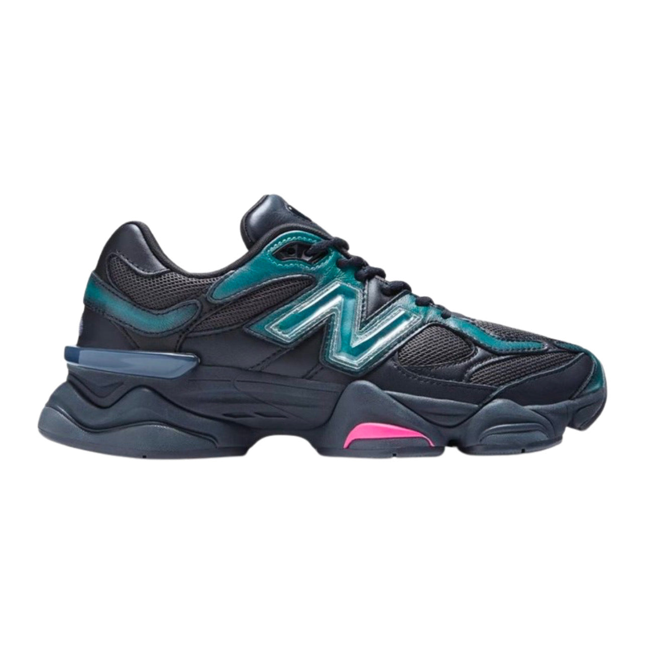 New Balance 9060 Mowalola Burglarwear Black Teal Pink