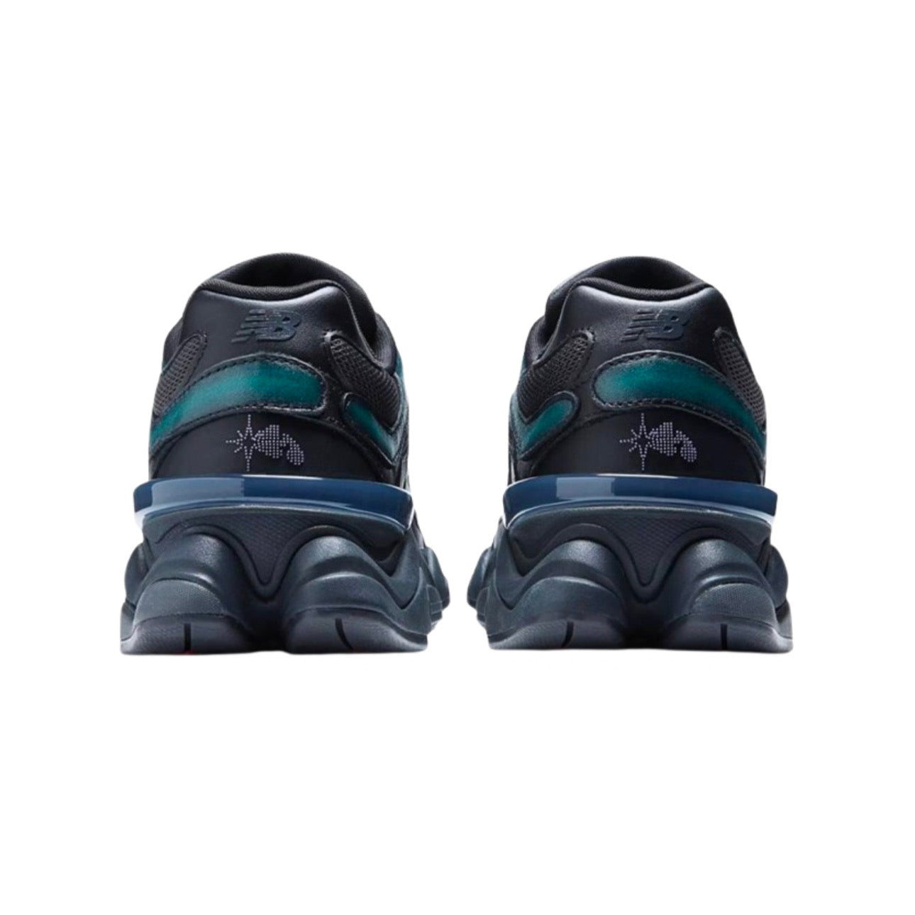New Balance 9060 Mowalola Burglarwear Black Teal Pink