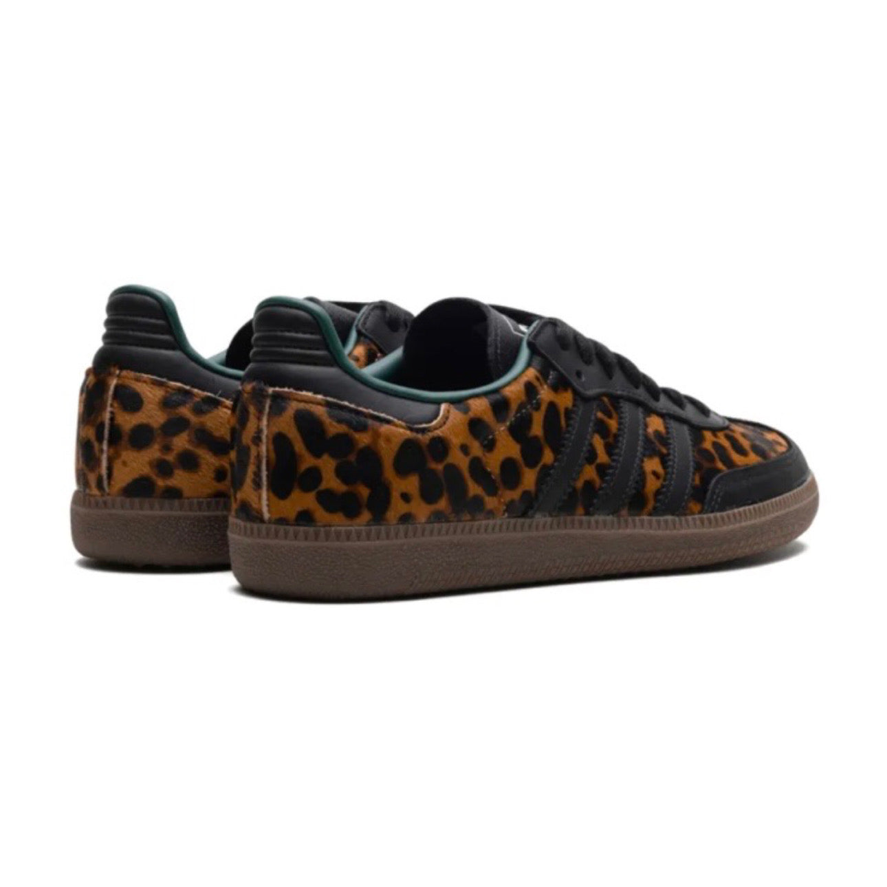 Adidas Samba OG Black Green Leopard