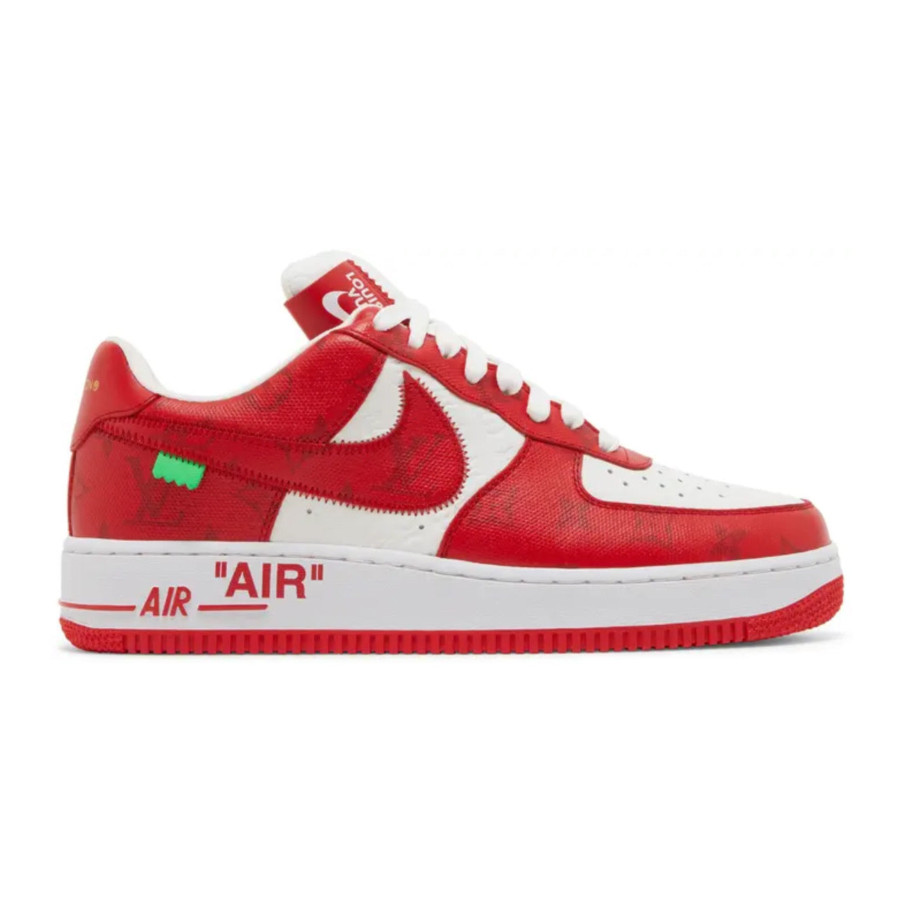Louis Vuitton x Nike Air Force 1 Low 'White Comet Red'