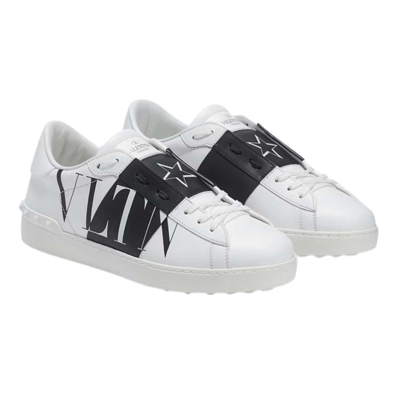 Valentino Garavani VLTN Open Sneaker White & Black