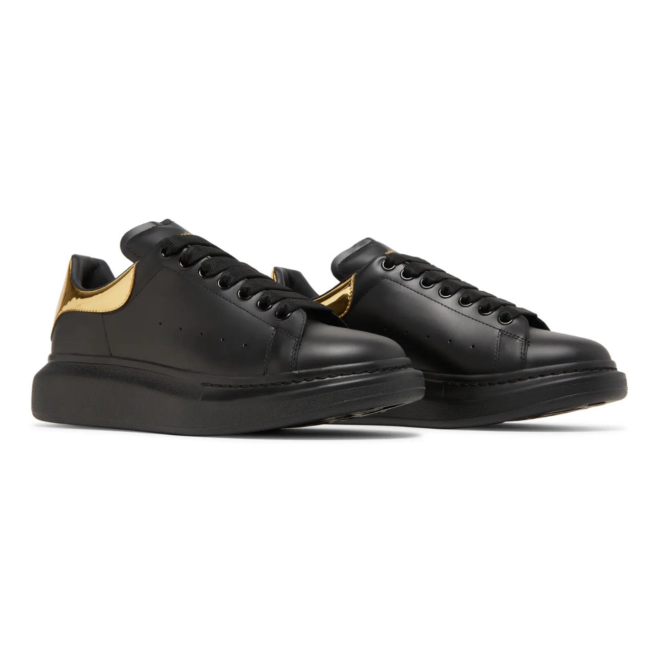 alexander mcqueen oversized black gold