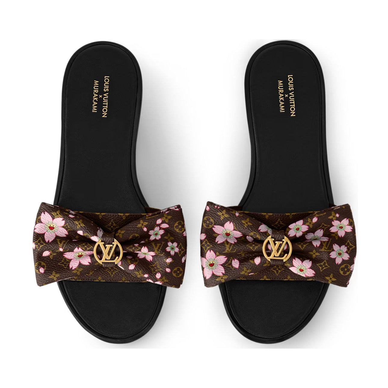 Louis Vuitton x Takashi Murakami Lily Flat Mule