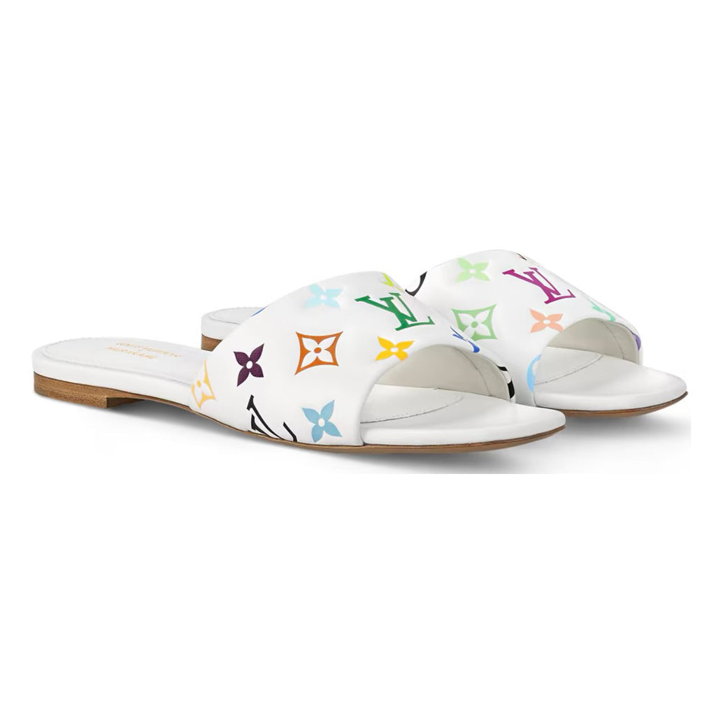 Louis Vuitton 6AM Flat Mules
Takashi Murakami White