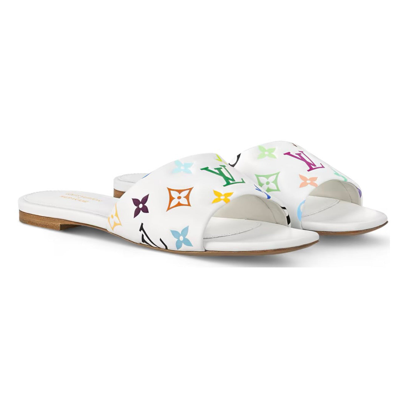 Louis Vuitton 6AM Flat Mules
Takashi Murakami White
