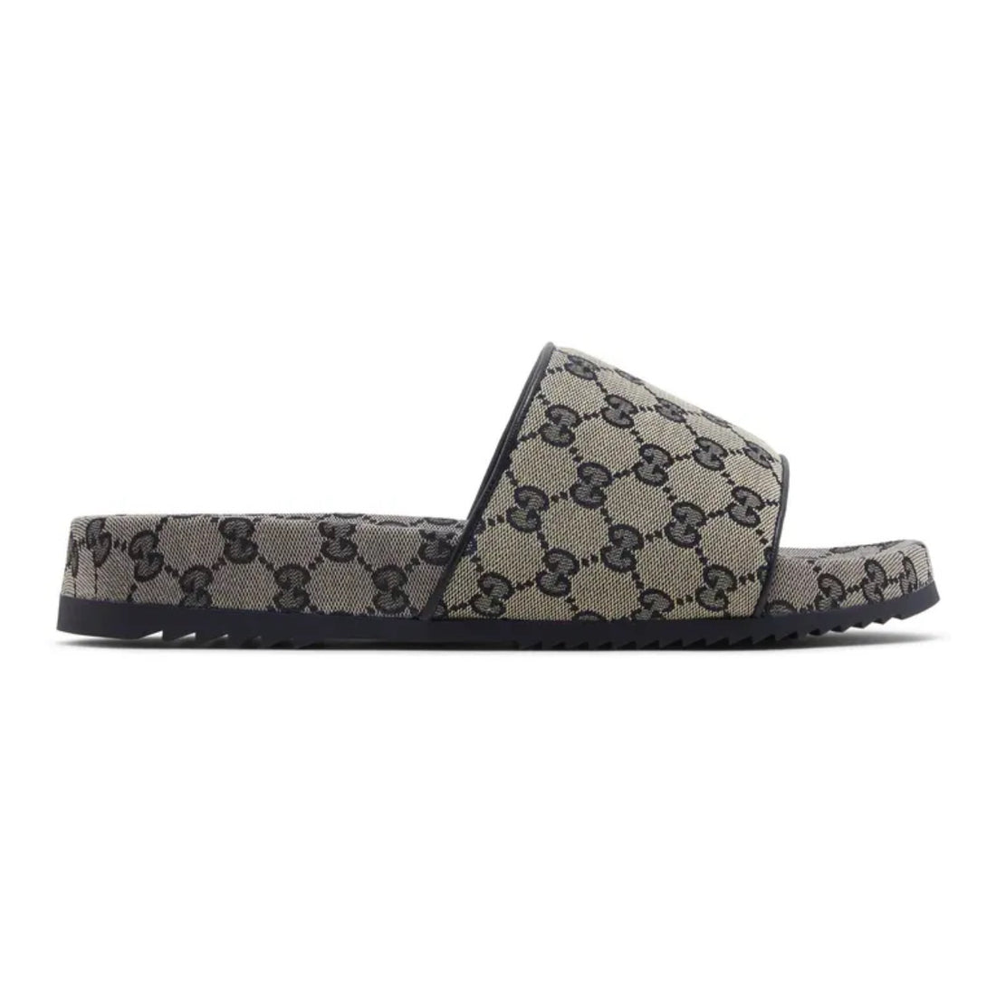 Gucci GG Slide Sandal 'Beige Blue Monogram'