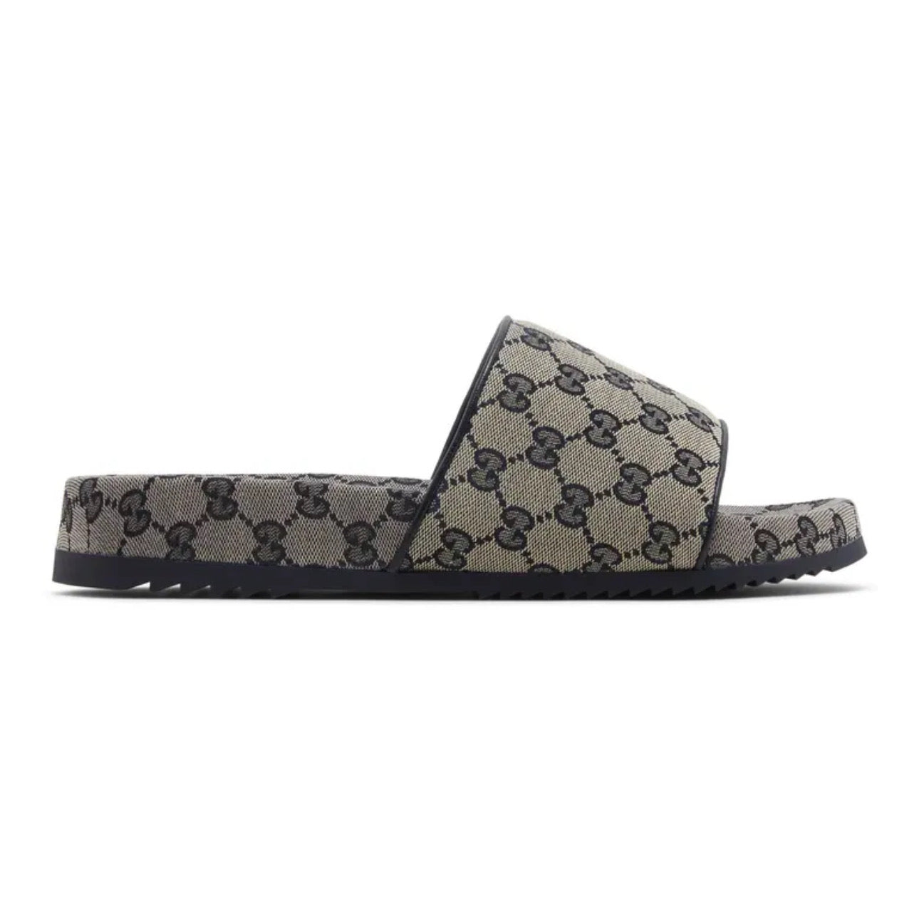 Gucci GG Slide Sandal 'Beige Blue Monogram'