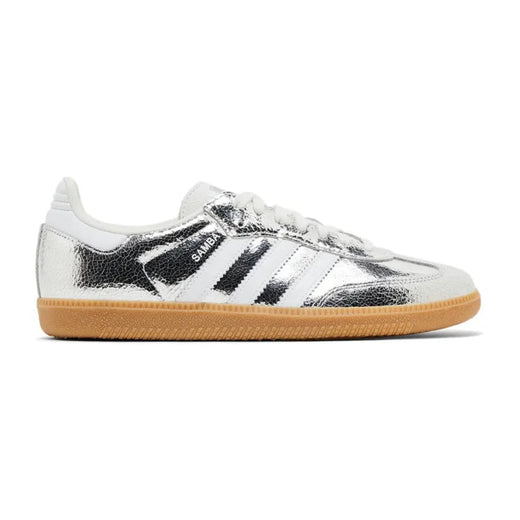 adidas Samba OG "Silver Metallic Cracked Leather"