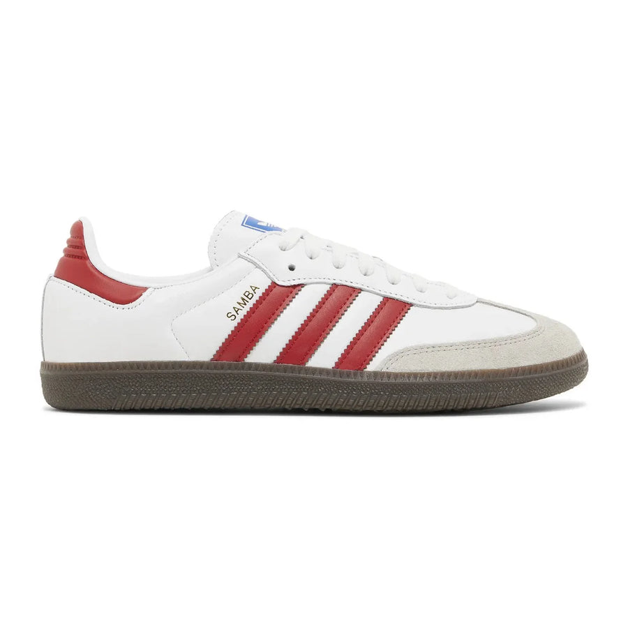 adidas Samba OG 'White Better Scarlet'