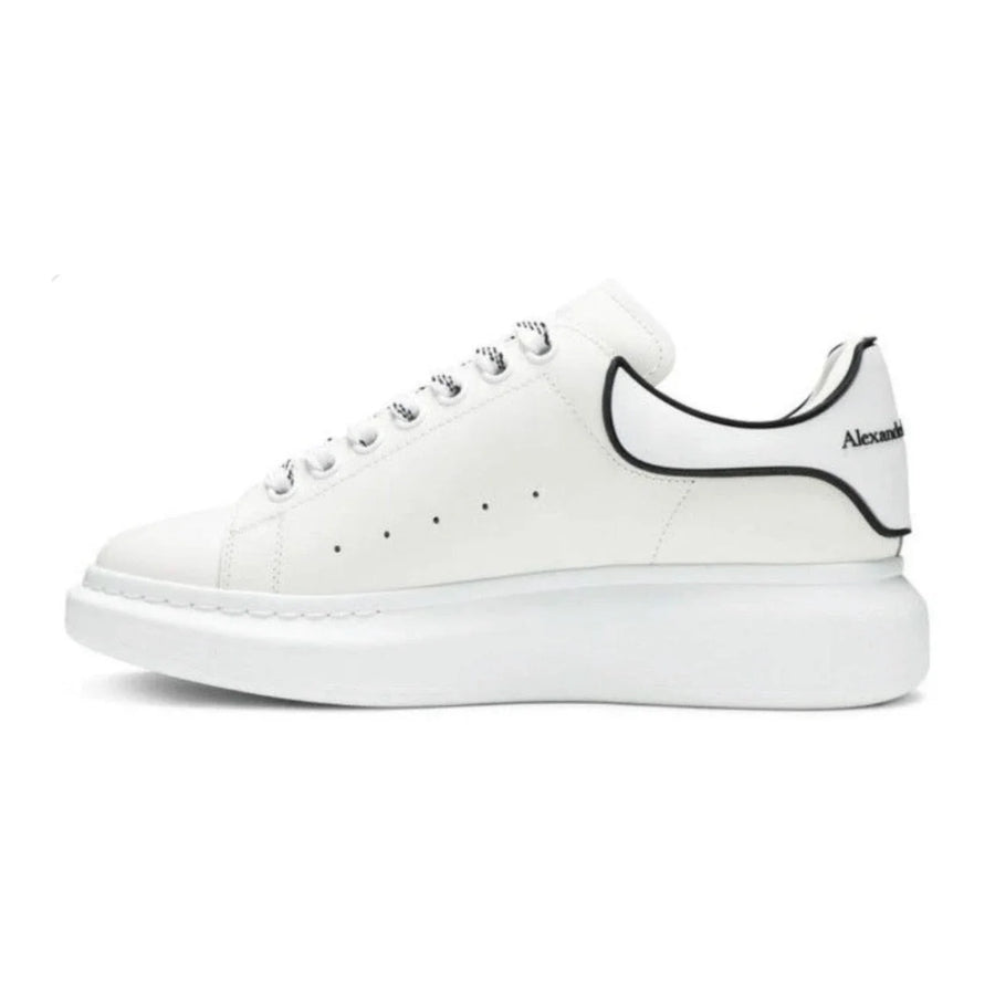 Alexander McQueen Oversized Sneaker New Tech Calf - White Black