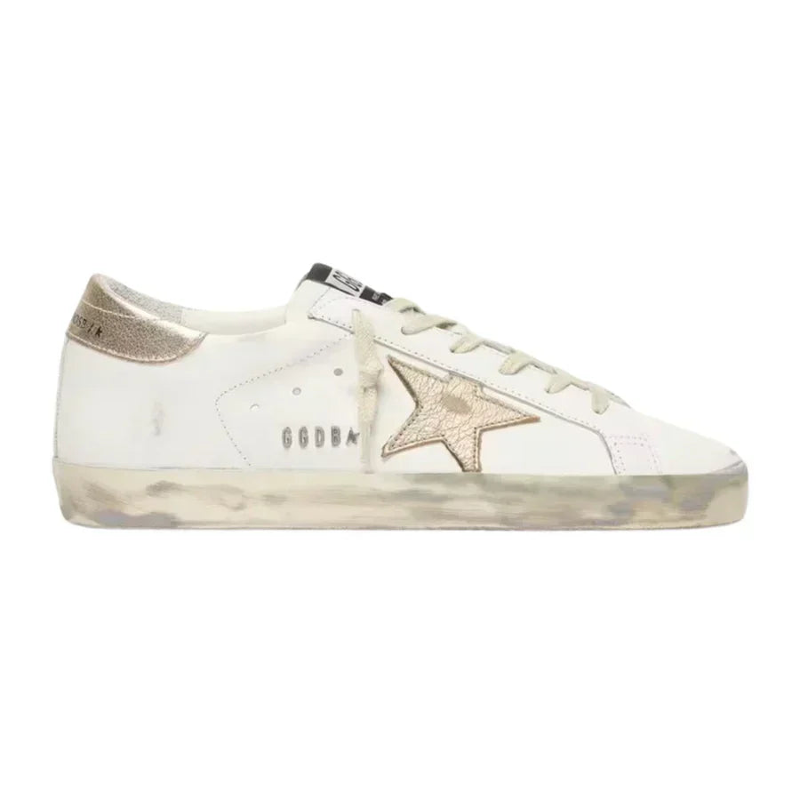 Golden Goose Super-Star 'White Gold Sparkle'