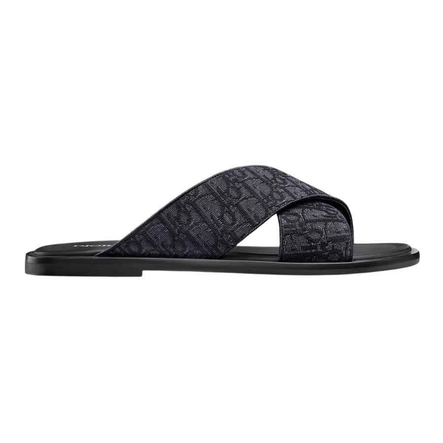 Dior Alias Sandal Black Dior Oblique Jacquard