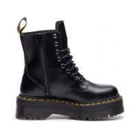 Dr. Martens Jadon Platform Boots Black Smooth Leather