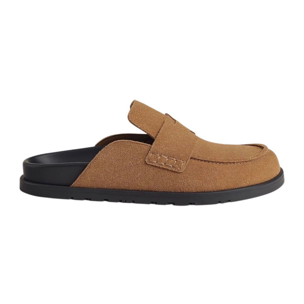 Hermes Go Mule Brun Fum
