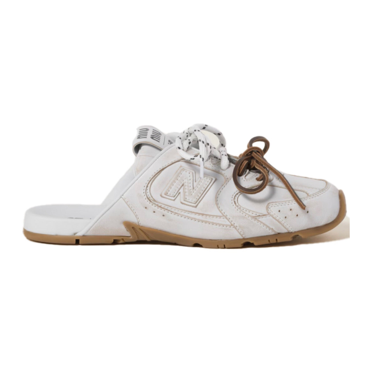 New Balance 530 SL Mule Miu Miu White