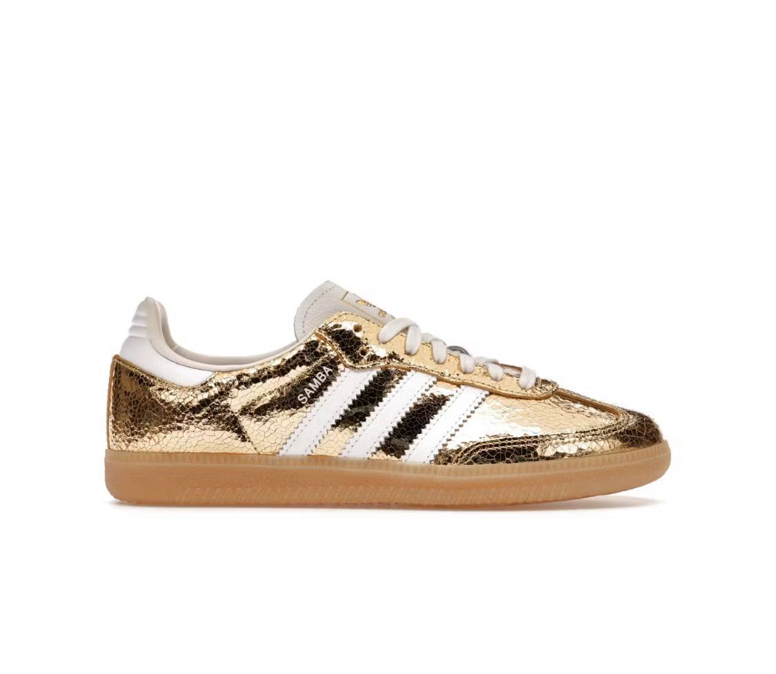 adidas Samba OG
Gold Metallic Cracked Leather