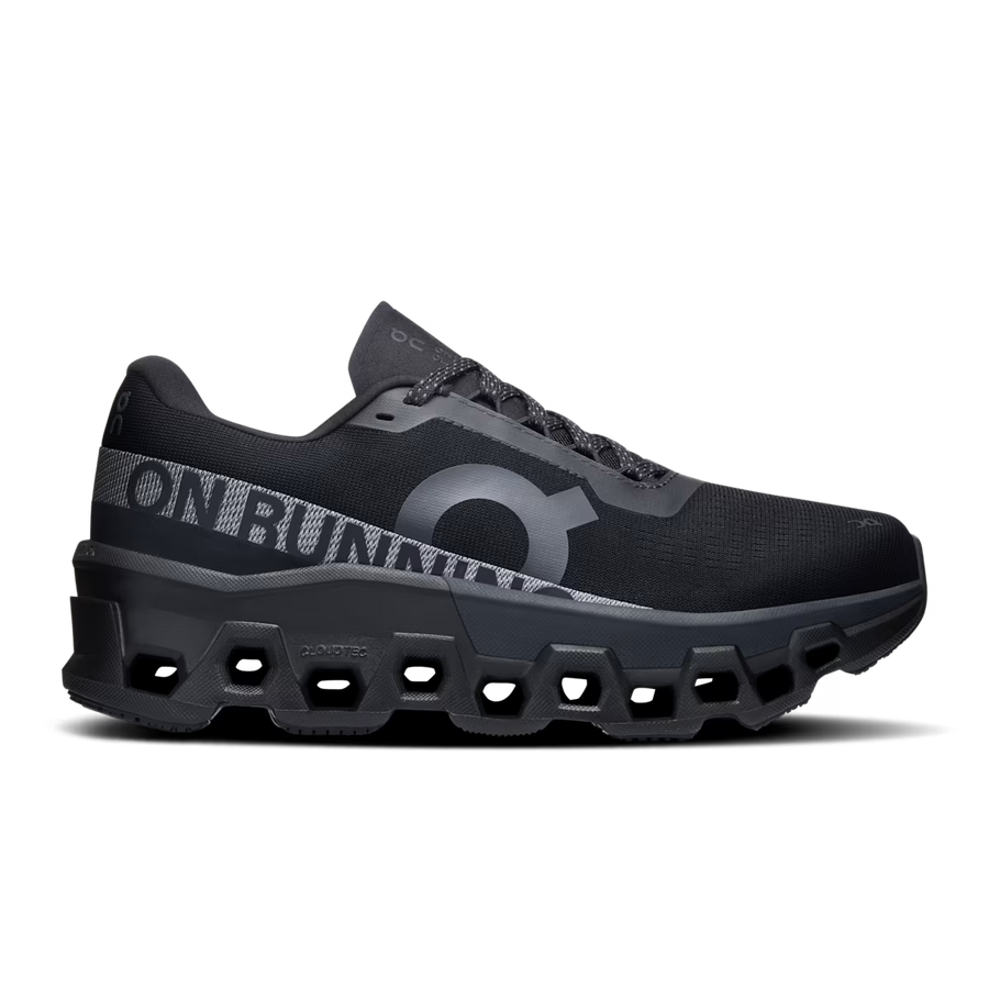 On Cloudmonster Black Grey