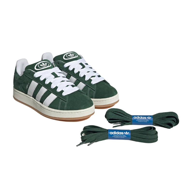 Adidas Campus 00s – Crystal Dark Green Cloud White – TREAD