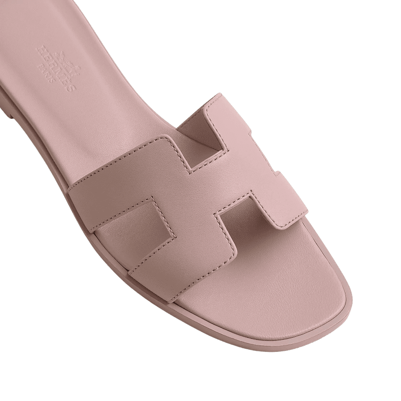Hermes Oran Sandal Rose/Cancan