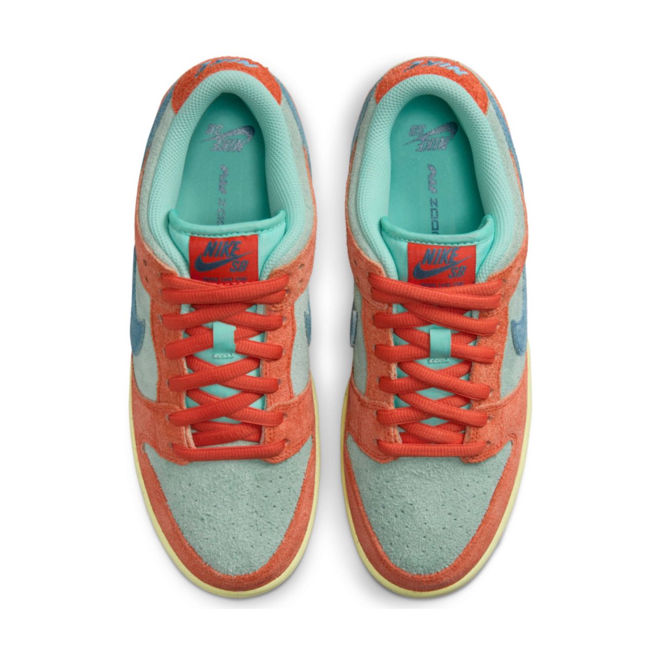 Nike SB Dunk Low Pro Orange Emerald Rise