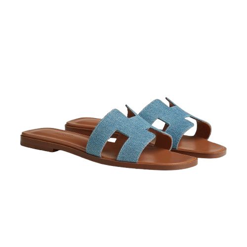 Hermes Oran Sandal Rose/Cancan