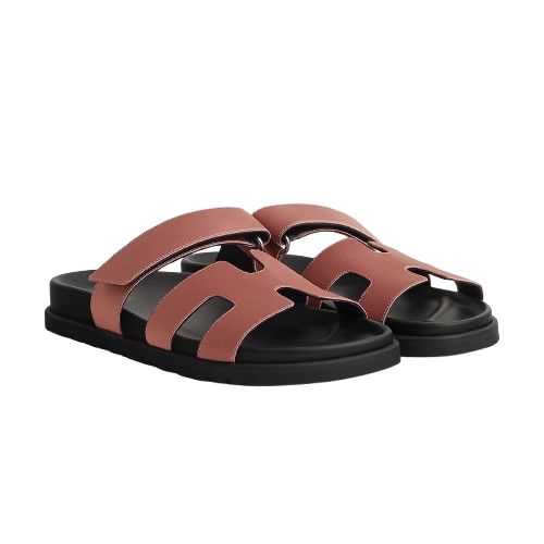 Hermes Chypre Sandal Black Pink
