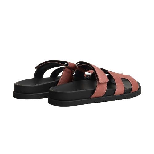 Hermes Chypre Sandal Black Pink