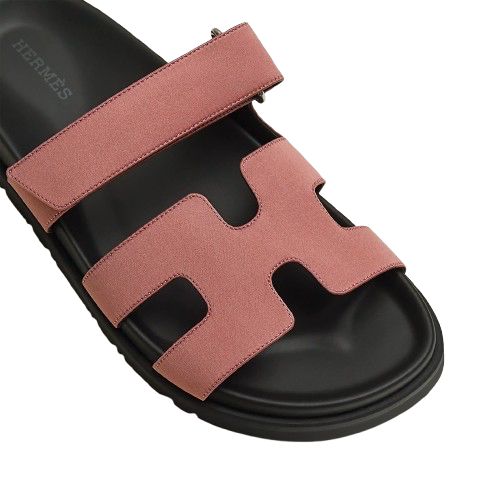 Hermes Chypre Sandal Black Pink
