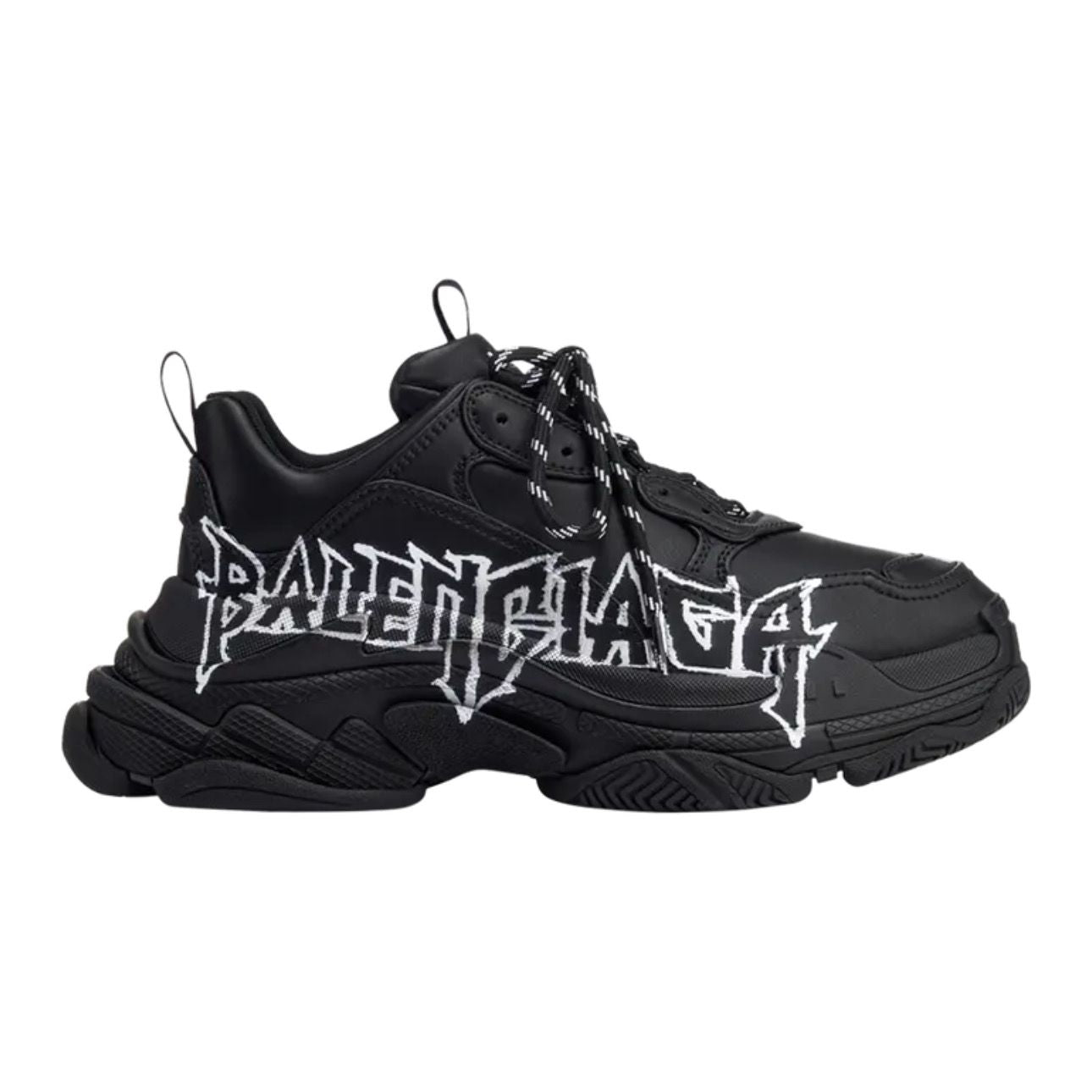 Balenciaga Triple S DIY Metal Artwork Black