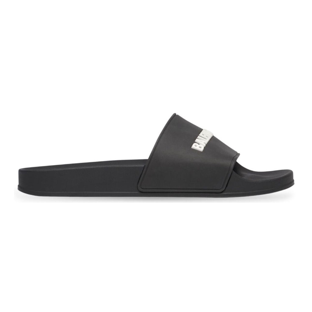 Balenciaga Pool Slide Black White