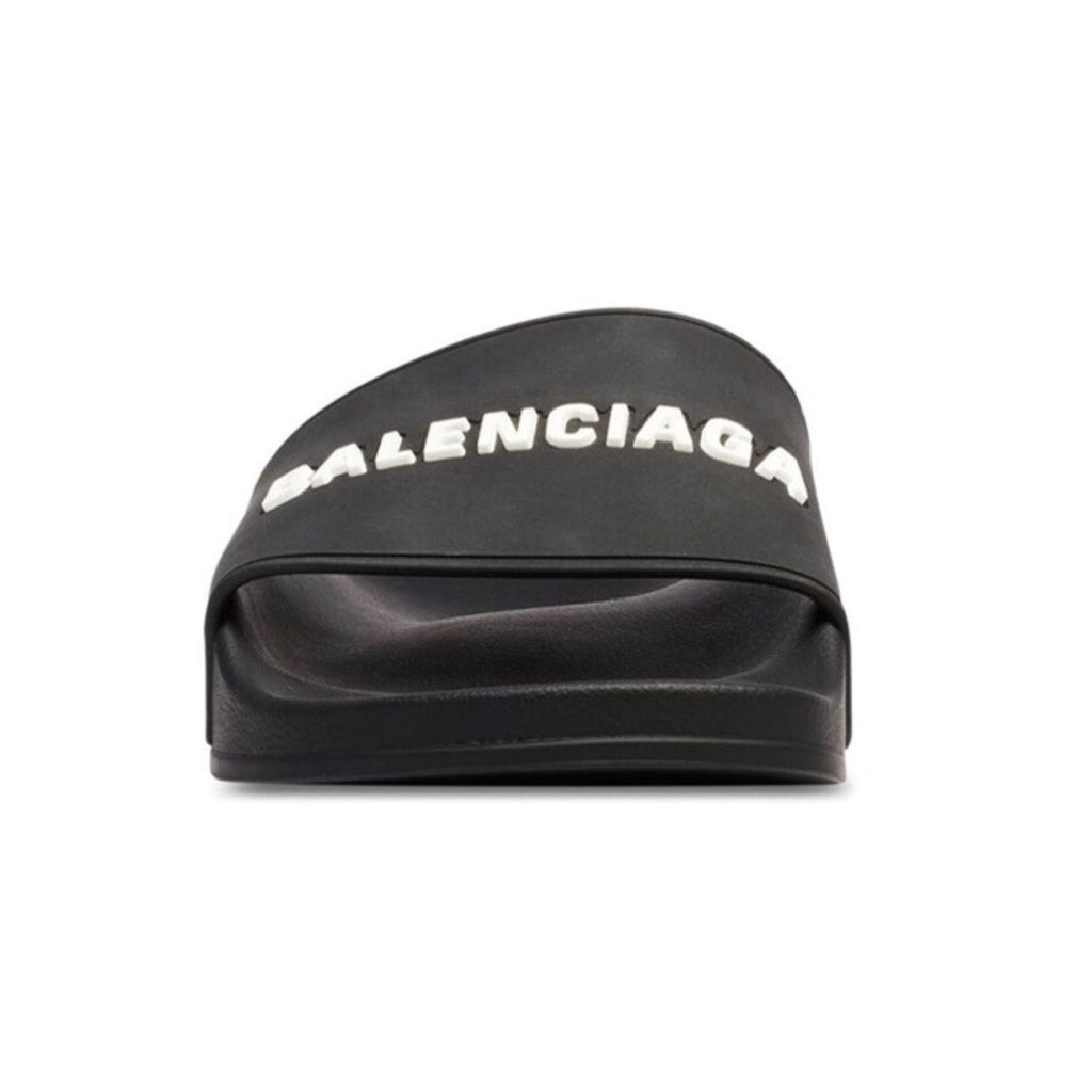 Balenciaga Pool Slide Black White