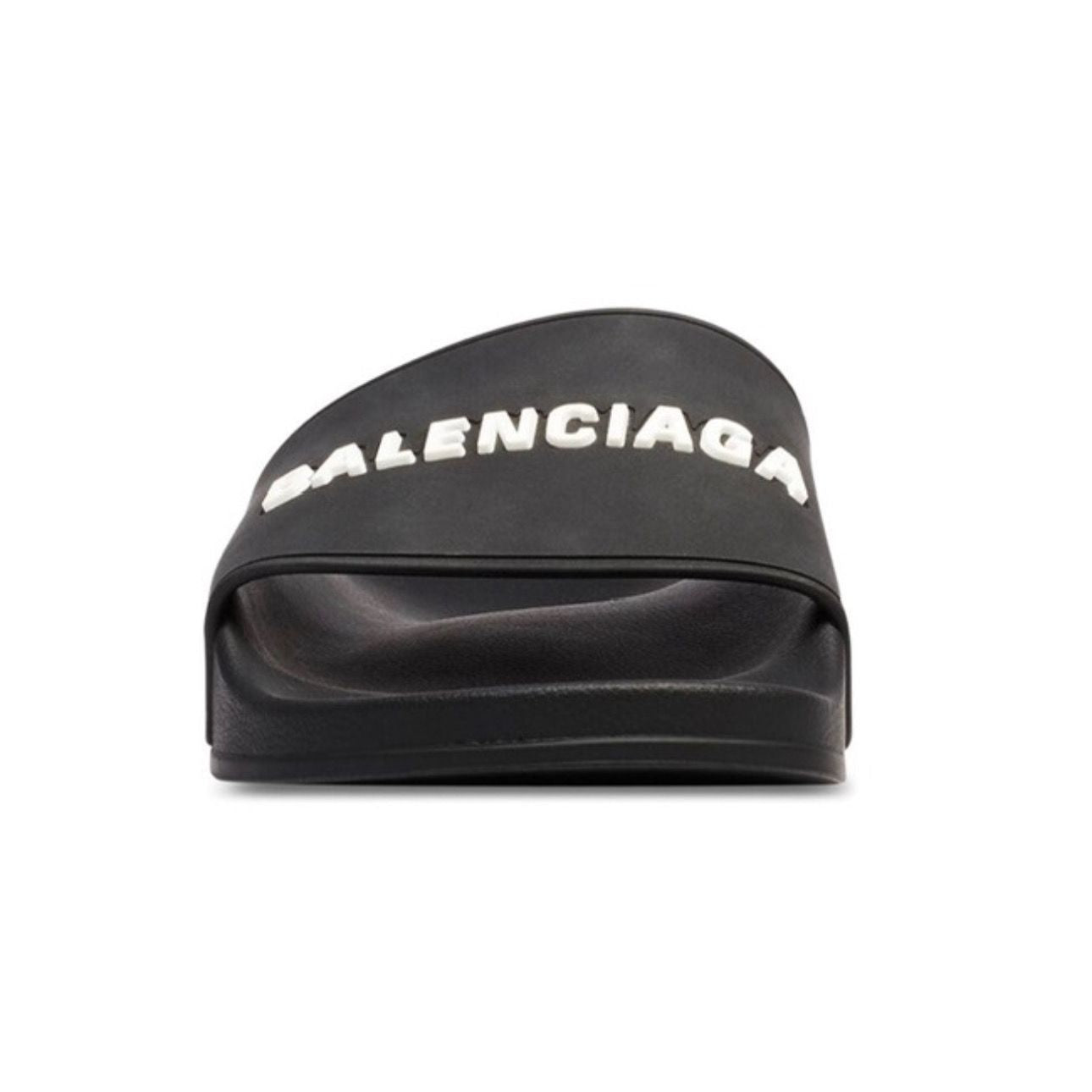 Balenciaga Pool Slide Black White
