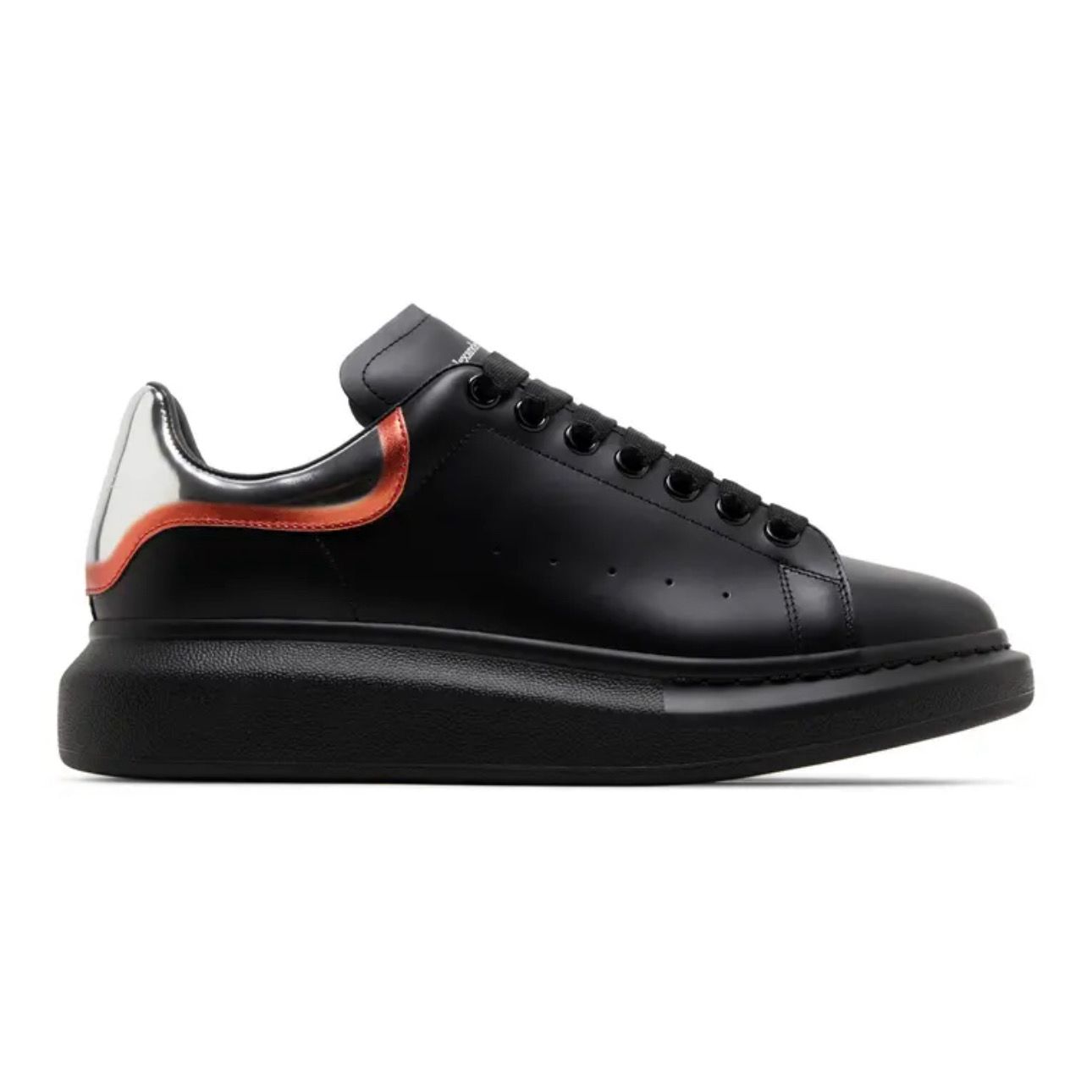Alexander McQueen Oversized Sneaker 'Black Silver Welsh Red'