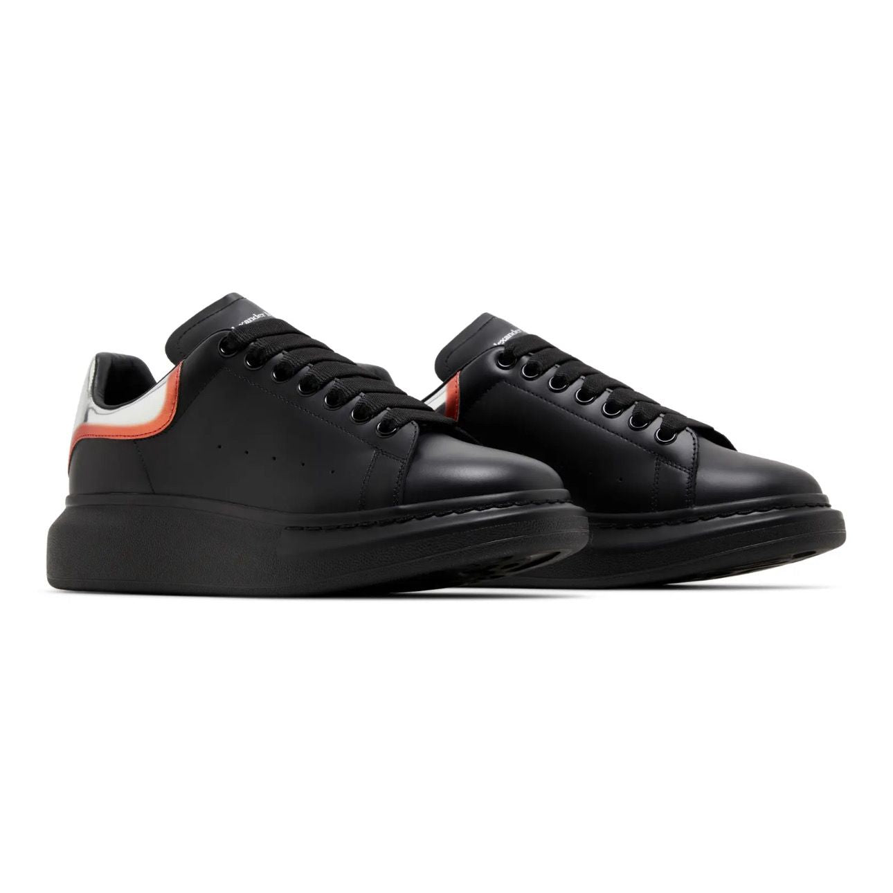 Alexander McQueen Oversized Sneaker 'Black Silver Welsh Red'