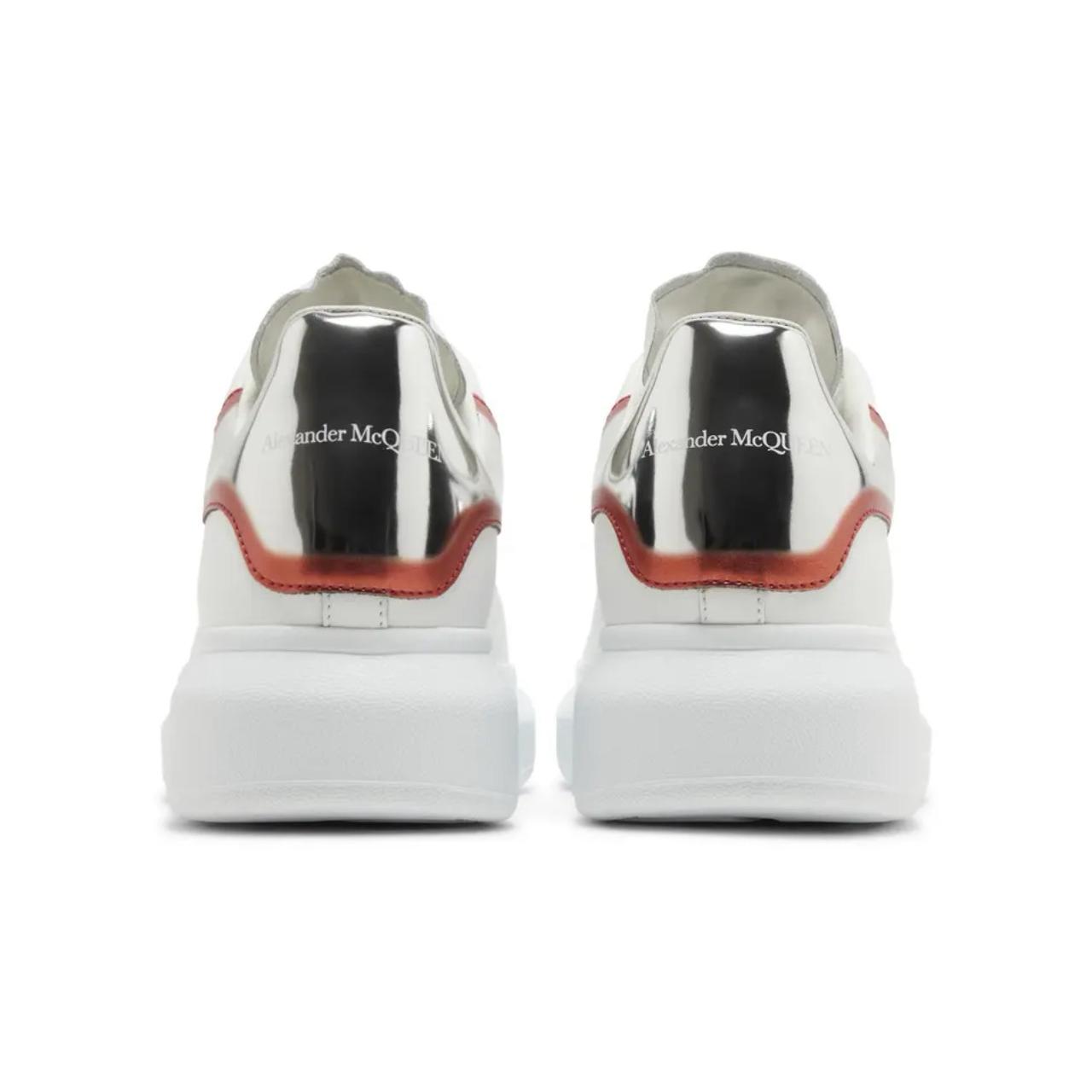 Alexander McQueen Oversized Sneaker 'White Silver Lust Red'