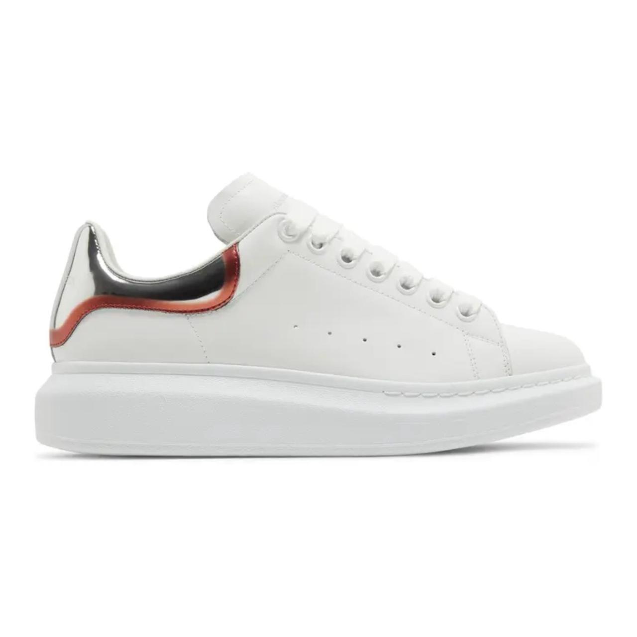 Alexander McQueen Oversized Sneaker 'White Silver Lust Red'