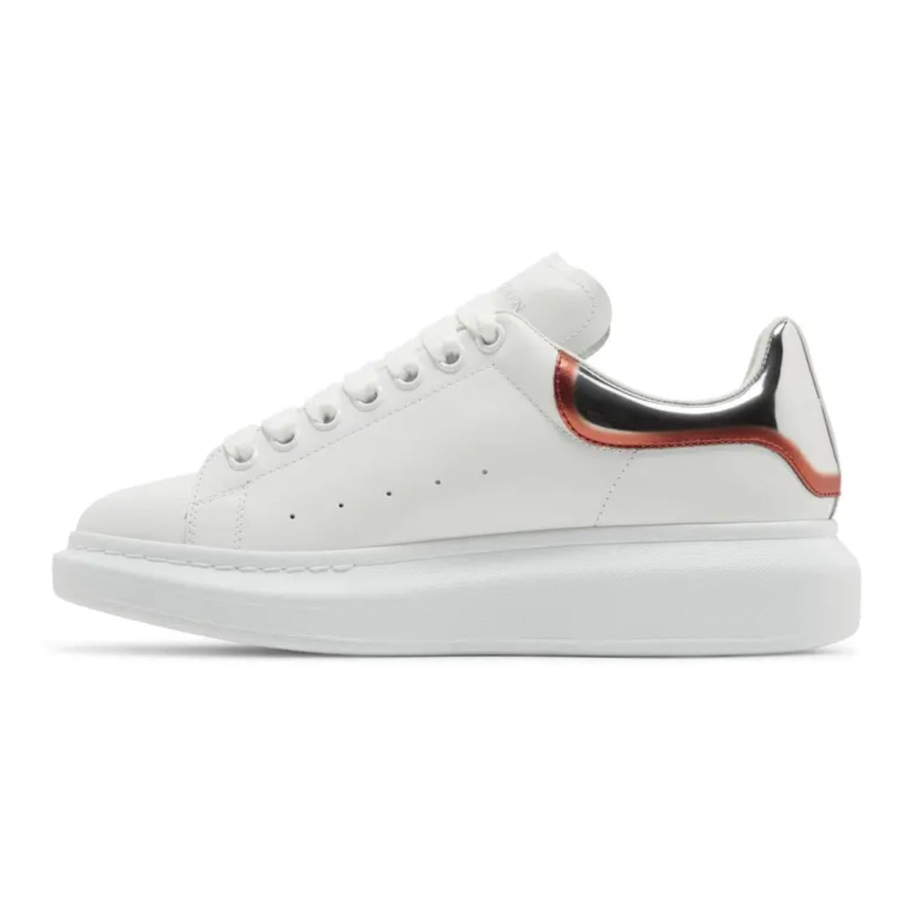 Alexander McQueen Oversized Sneaker 'White Silver Lust Red'