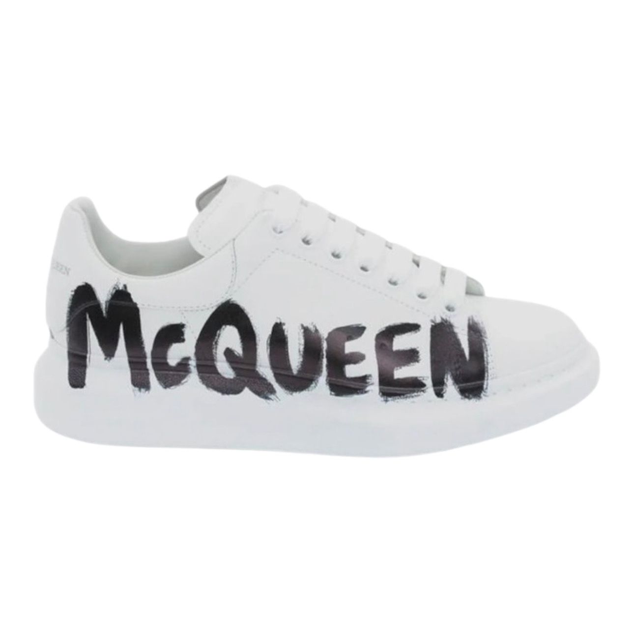 Alexander McQueen Oversized Graffiti white